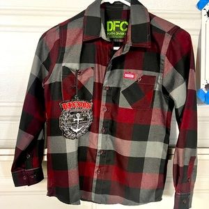 Kids youth size M Dixxon flannel